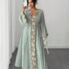 shein petite curve فستان طويل مزين بالدانتيل الأنيق، خريف/شتاء 5