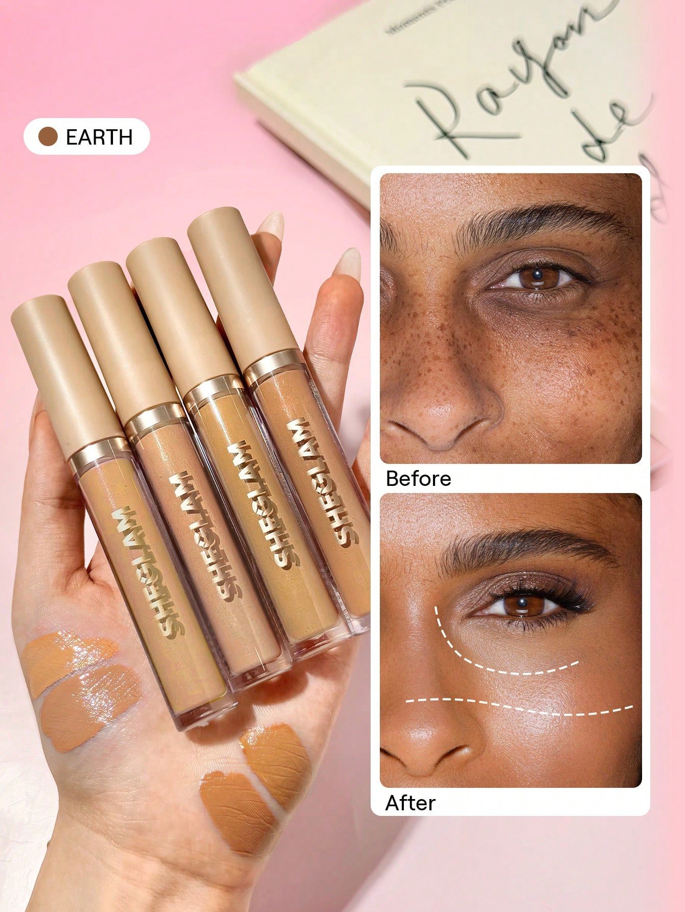 sheglam like magic كونسيلر مرطب golden علامة تجارية جمال مكياج ميكب مستحضرات تجميل للنساء الفتيات مثالي لفصل الصيف الربيع مثالي ل y2k أزياء أنيقة عيد الأم هدية حفلة جاهز أفضل لون 15