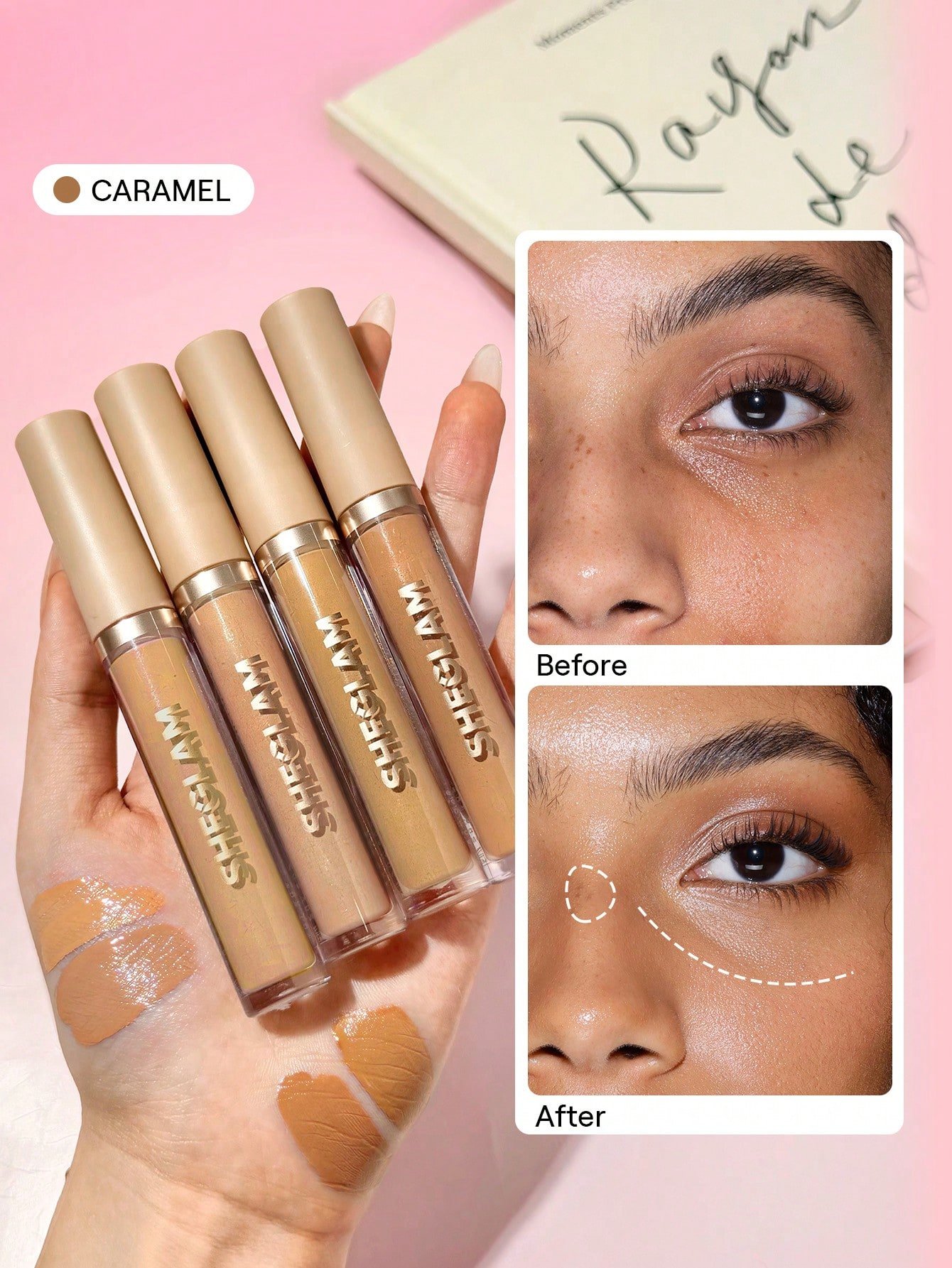 sheglam like magic كونسيلر مرطب golden علامة تجارية جمال مكياج ميكب مستحضرات تجميل للنساء الفتيات مثالي لفصل الصيف الربيع مثالي ل y2k أزياء أنيقة عيد الأم هدية حفلة جاهز أفضل لون 14
