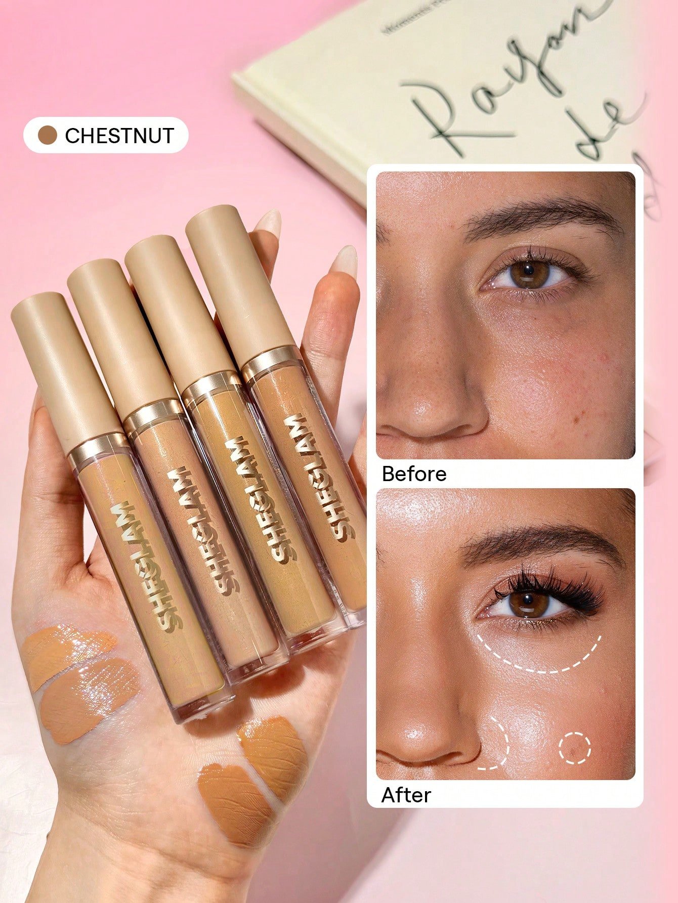 sheglam like magic كونسيلر مرطب golden علامة تجارية جمال مكياج ميكب مستحضرات تجميل للنساء الفتيات مثالي لفصل الصيف الربيع مثالي ل y2k أزياء أنيقة عيد الأم هدية حفلة جاهز أفضل لون 13
