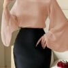 dazy قميص أنيق بأكمام طويلة فاخر وكريم 1