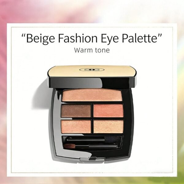 chanel لوحة ظلال عيون بخمسة ألوان، تأثير مكياج شفاف وطبيعي، رقيقة وتدوم طويلاً للاستخدام اليومي. 3