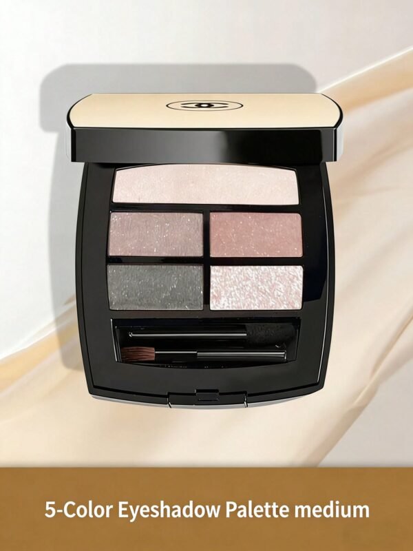 chanel لوحة ظلال عيون بخمسة ألوان، تأثير مكياج شفاف وطبيعي، رقيقة وتدوم طويلاً للاستخدام اليومي. 4