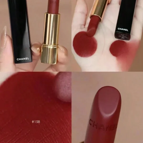 chanel أحمر شفاه كوميت إصدار محدود، 3.5 غرام. لمسة نهائية ساتانية فاخرة، تناسب جميع ألوان البشرة، مثالية للاستخدام اليومي. طولها 158 سم. 6