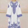 lyxana فستان نسائي أنيق بطبعة البيزلي وياقة مفتوحة واسعة 2