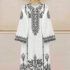 lyxana فستان نسائي أنيق بطبعة البيزلي وياقة مفتوحة واسعة lyxana فستان نسائي أنيق بطبعة البيزلي وياقة مفتوحة واسعة