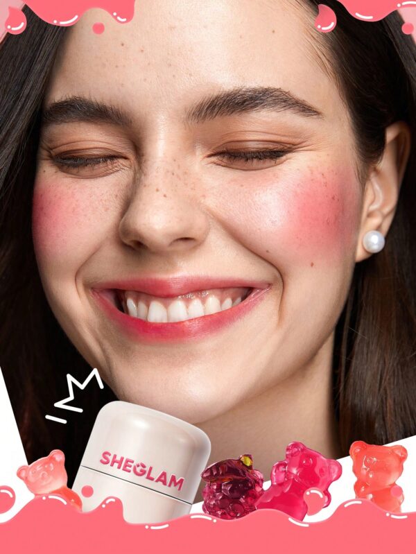 sheglam أحمر شفاه وخدود مرطب من jelly licious أحمر خدود مائي من 4 ألوان، يدوم طويلاً، صبغةة مزدوجة الاستخدام، مكياج للوجه بملمس هلامي حمره بلشر علامة تجارية جمال مكياج ميكب مستحضرات تجميل للنساء الفتيات مثالي لفصل الصيف الربيع مثالي ل y2k أزياء أنيقة عيد 9