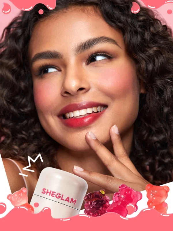 sheglam أحمر شفاه وخدود مرطب من jelly licious أحمر خدود مائي من 4 ألوان، يدوم طويلاً، صبغةة مزدوجة الاستخدام، مكياج للوجه بملمس هلامي حمره بلشر علامة تجارية جمال مكياج ميكب مستحضرات تجميل للنساء الفتيات مثالي لفصل الصيف الربيع مثالي ل y2k أزياء أنيقة عيد 10