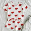 shein مجموعة قميص وشورت قصير كاجوال بطبعة شاحنة وعرة كرتونية للأطفال الرضع/الصبية، صيفي، قطعتان 4