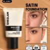 sheglam skin sync satin كريم أساس fair علامة تجارية جمال مكياج ميكب مستحضرات تجميل للنساء الفتيات مثالي لفصل الصيف الربيع مثالي ل y2k أزياء أنيقة عيد الأم هدية حفلة جاهز أفضل لون 12