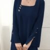 yasmyna جلابيات قفاطين فستان نسائي بقصة فضفاضة بطراز عربي مع نسيج زهري يدوي الصنع وزخرفة الفيونكة 8
