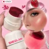 sheglam أحمر شفاه وخدود مرطب من jelly licious أحمر خدود مائي من 4 ألوان، يدوم طويلاً، صبغةة مزدوجة الاستخدام، مكياج للوجه بملمس هلامي حمره بلشر علامة تجارية جمال مكياج ميكب مستحضرات تجميل للنساء الفتيات مثالي لفصل الصيف الربيع مثالي ل y2k أزياء أنيقة عيد 15