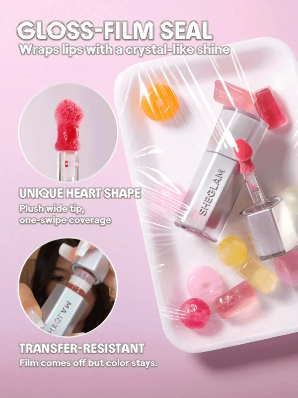 sheglam glass lock air ملمع شفاه born ready علامة تجارية جمال مكياج ميكب مستحضرات تجميل للنساء الفتيات مثالي لفصل الصيف الربيع مثالي ل y2k أزياء أنيقة عيد الأم هدية حفلة جاهز أفضل لون 19