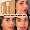 sheglam كريم أساس مرطب من skinfinite كريم أساس shell flawless dewy تغطية مرطبة إخفاء المسام غير المرئية كريم أساس سائل خفيف الوزن ناعم غير دهني كريم أساس الشتاء علامة تجارية جمال مكياج ميكب مستحضرات تجميل للنساء الفتيات مثالي لفصل الصيف الربيع مثالي ل y 14