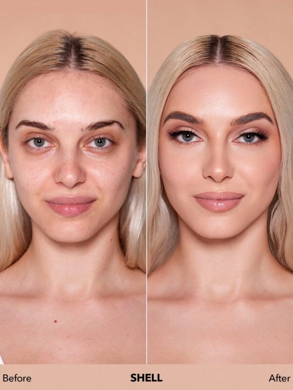 sheglam كريم أساس مرطب من skinfinite كريم أساس shell flawless dewy تغطية مرطبة إخفاء المسام غير المرئية كريم أساس سائل خفيف الوزن ناعم غير دهني كريم أساس الشتاء علامة تجارية جمال مكياج ميكب مستحضرات تجميل للنساء الفتيات مثالي لفصل الصيف الربيع مثالي ل y 39