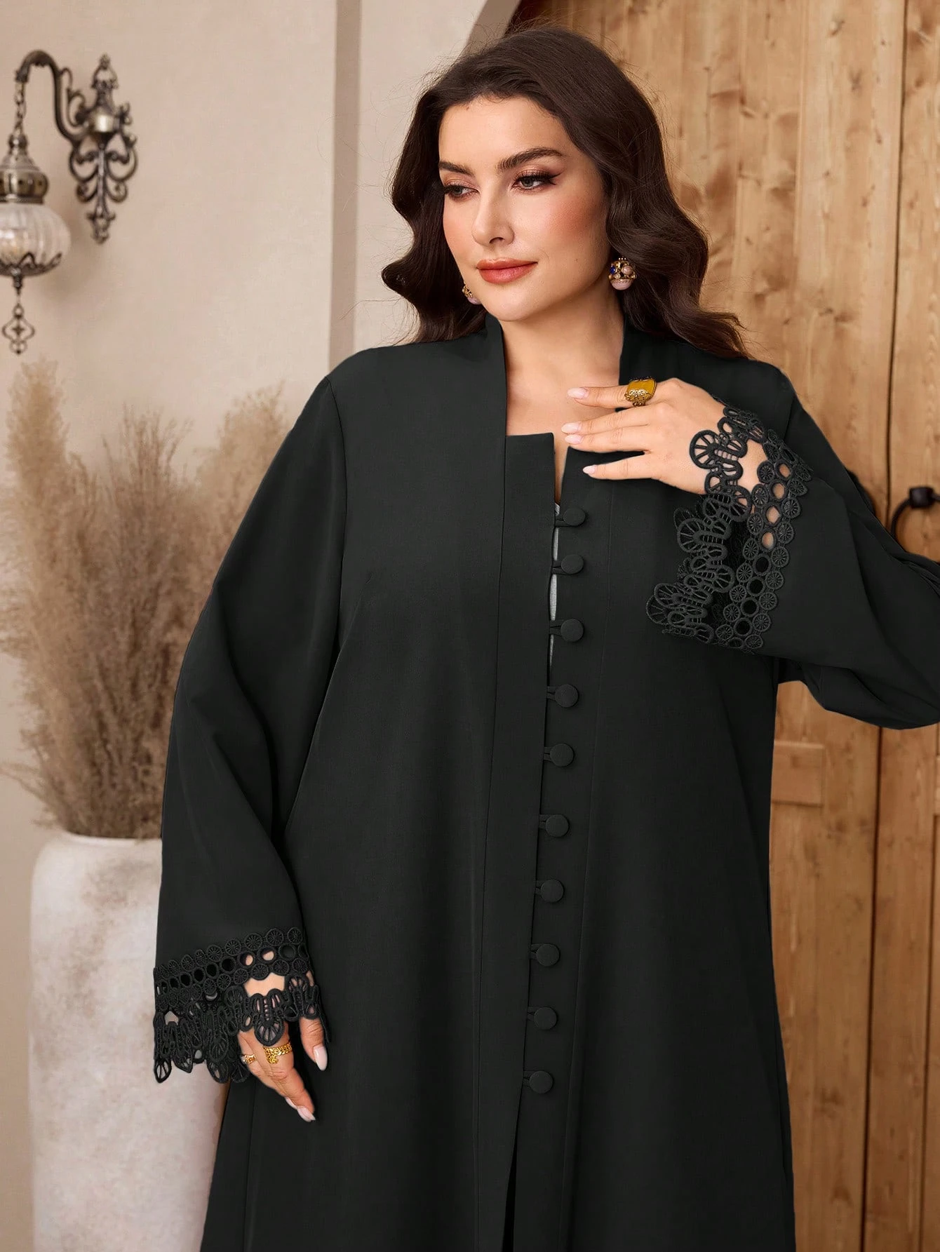 al najma عباءة للمرأة بمقاسات كبيرة 12