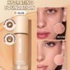 sheglam كريم أساس مرطب من skinfinite كريم أساس shell flawless dewy تغطية مرطبة إخفاء المسام غير المرئية كريم أساس سائل خفيف الوزن ناعم غير دهني كريم أساس الشتاء علامة تجارية جمال مكياج ميكب مستحضرات تجميل للنساء الفتيات مثالي لفصل الصيف الربيع مثالي ل y 7