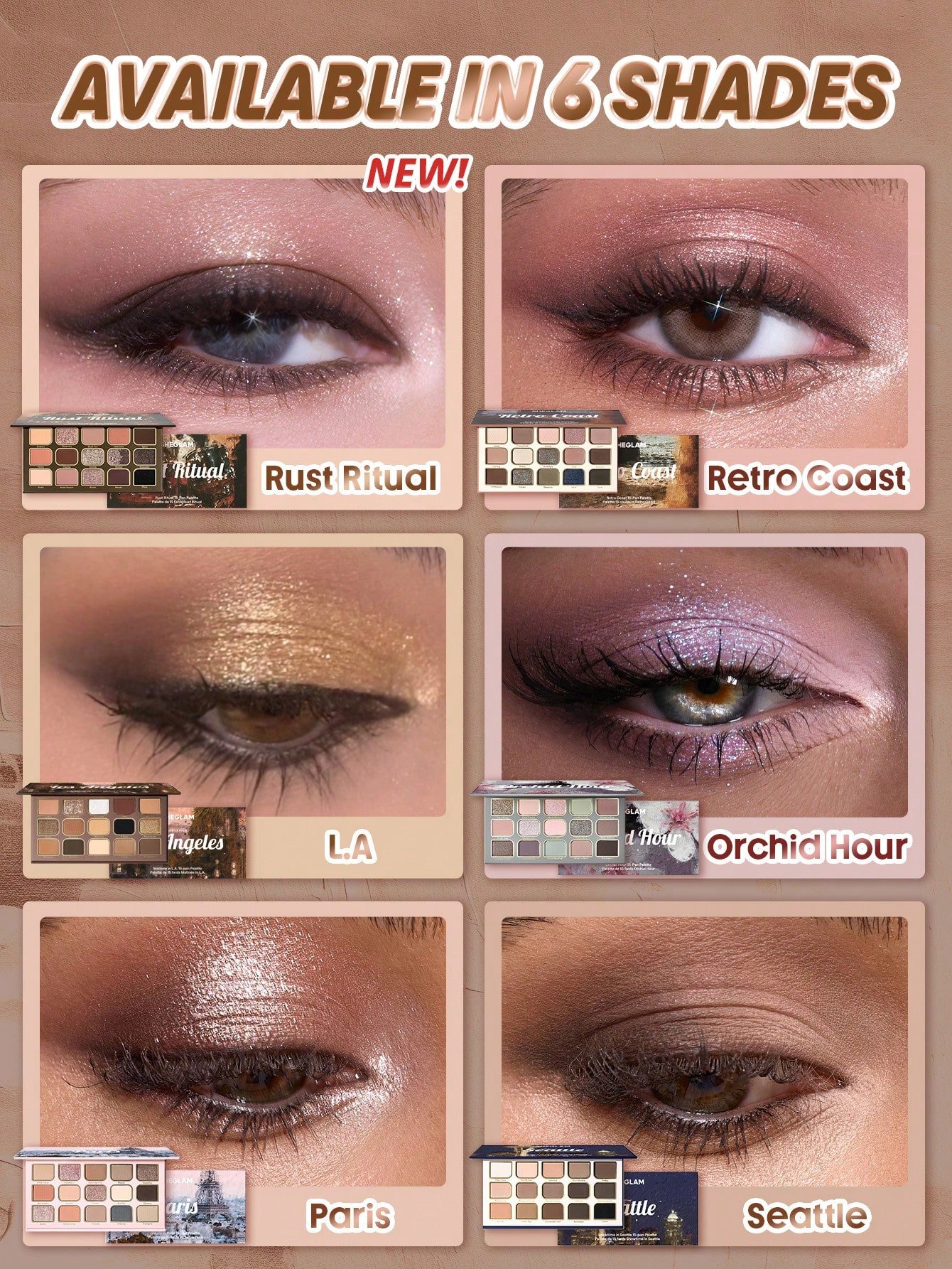 sheglam matinée in l.a. باليت 15 لون علامة تجارية جمال مكياج ميكب مستحضرات تجميل للنساء الفتيات مثالي لفصل الصيف الربيع مثالي ل y2k أزياء أنيقة عيد الأم هدية حفلة جاهز أفضل لون 11