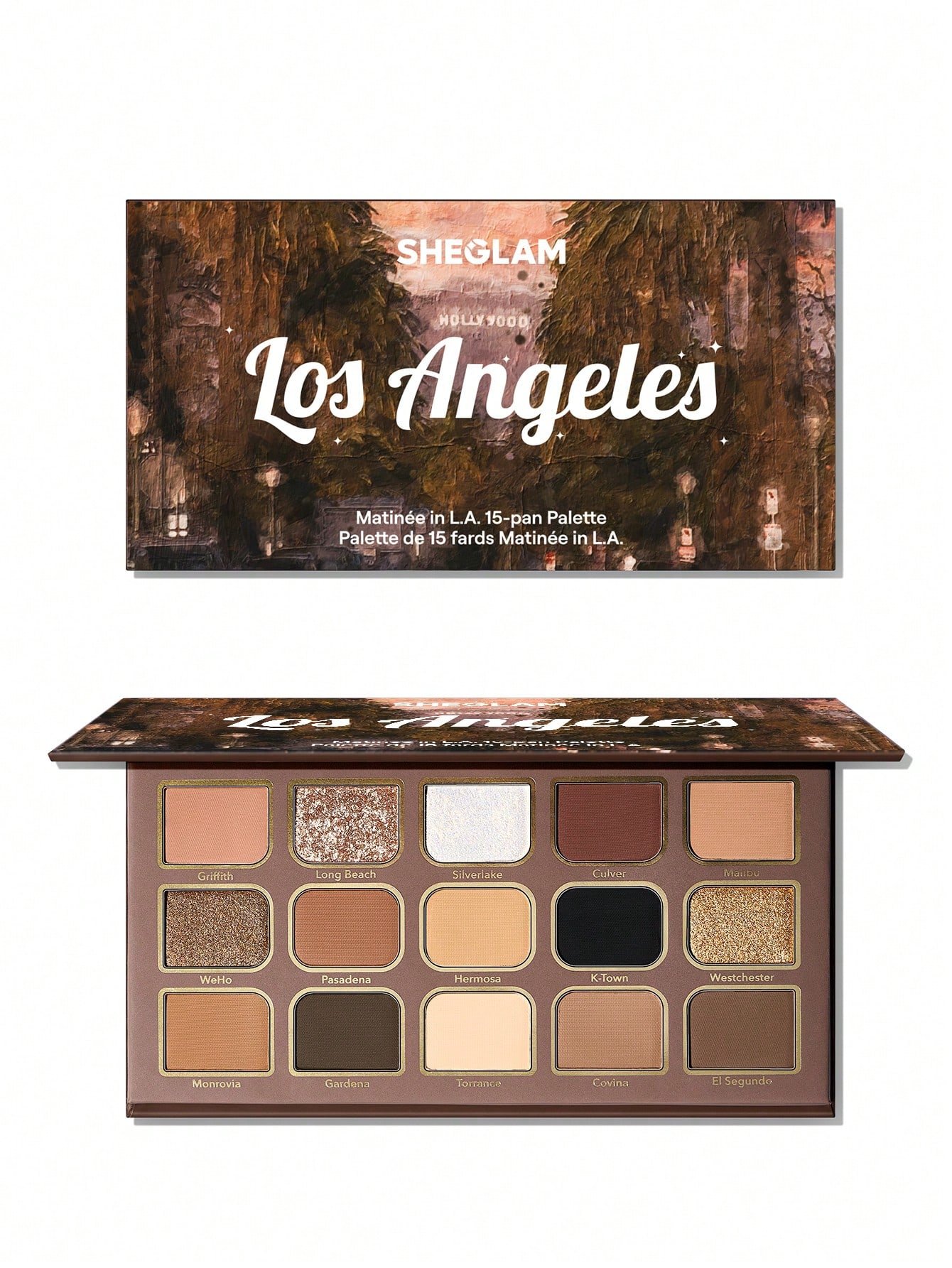 sheglam matinée in l.a. باليت 15 لون علامة تجارية جمال مكياج ميكب مستحضرات تجميل للنساء الفتيات مثالي لفصل الصيف الربيع مثالي ل y2k أزياء أنيقة عيد الأم هدية حفلة جاهز أفضل لون 13