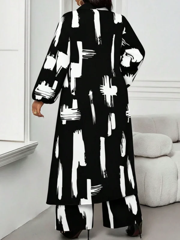 shein lady قميص كاجوال أنيق للربيع والصيف والخريف والشتاء، ياقة منسوجة، أكمام بيشوب، جيوب، أكمام طويلة، مقاسات كبيرة، بدلة أنيقة للمكتب والتنقل للربيع والصيف، ملابس صيفية للنساء، ملابس عطلة للنساء، بدلة صيفية مكونة من قطعتين 11