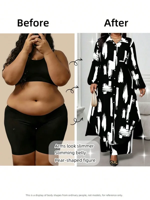 shein lady قميص كاجوال أنيق للربيع والصيف والخريف والشتاء، ياقة منسوجة، أكمام بيشوب، جيوب، أكمام طويلة، مقاسات كبيرة، بدلة أنيقة للمكتب والتنقل للربيع والصيف، ملابس صيفية للنساء، ملابس عطلة للنساء، بدلة صيفية مكونة من قطعتين 13