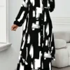 shein lady قميص كاجوال أنيق للربيع والصيف والخريف والشتاء، ياقة منسوجة، أكمام بيشوب، جيوب، أكمام طويلة، مقاسات كبيرة، بدلة أنيقة للمكتب والتنقل للربيع والصيف، ملابس صيفية للنساء، ملابس عطلة للنساء، بدلة صيفية مكونة من قطعتين 14