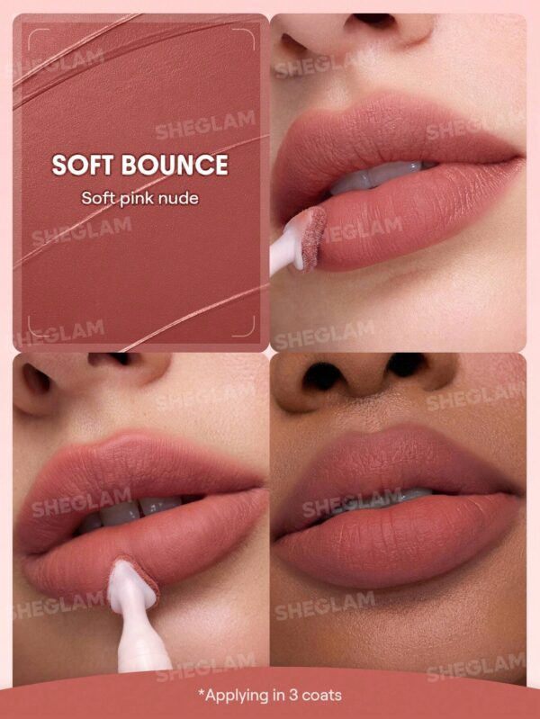 sheglam marshmallow puff قلم تمويه الشفاه 032 soft bounce علامة تجارية جمال مكياج ميكب مستحضرات تجميل للنساء الفتيات مثالي لفصل الصيف الربيع مثالي ل y2k أزياء أنيقة عيد الأم هدية حفلة جاهز أفضل لون 13