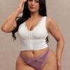 shein bae 1 قطعة سروال داخلي من الدانتيل مقاس كبير للنساء 4