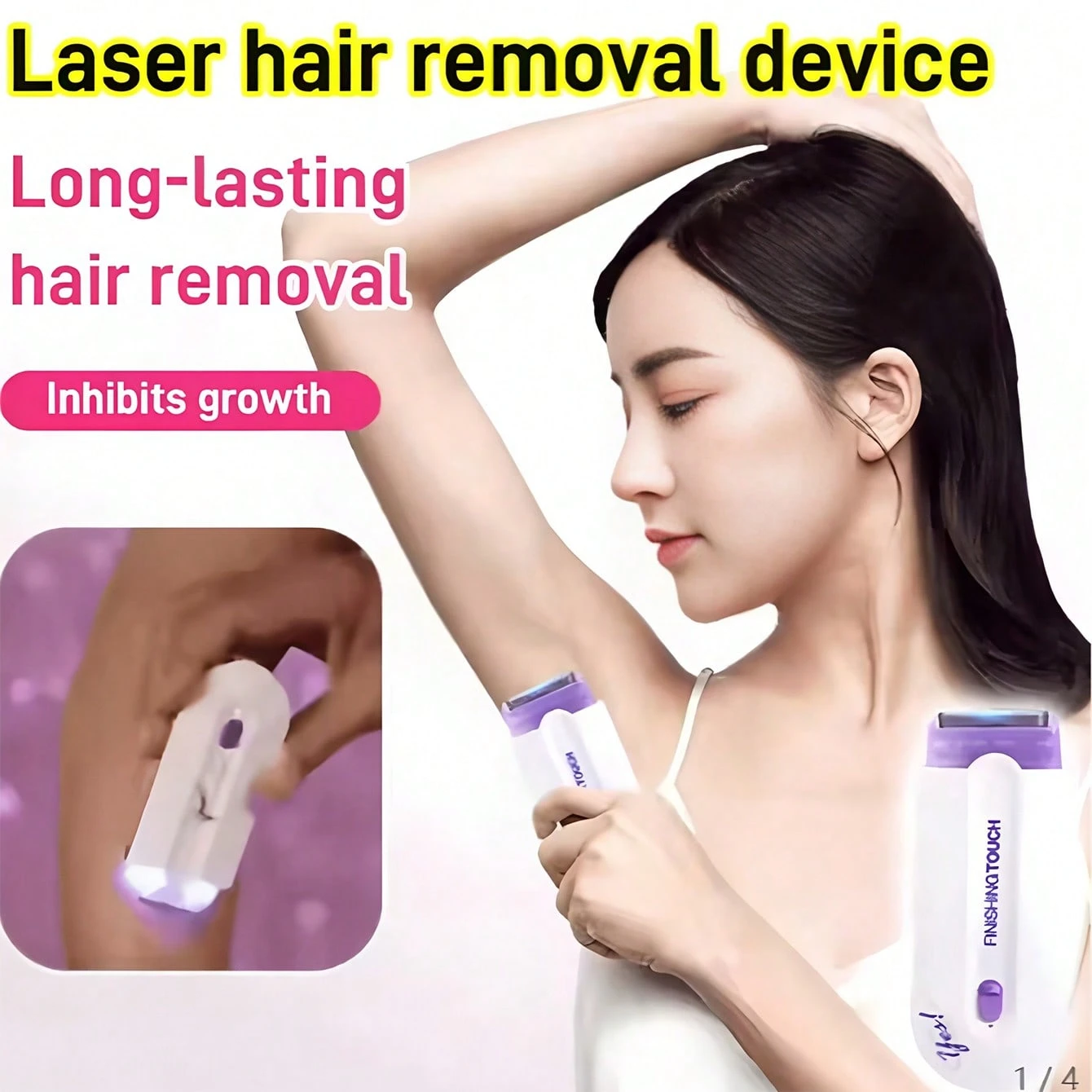 axh. ماكينة حلاقة كهربائية احترافية/ماكينة إزالة الشعر للنساء، للوجه والساقين وخط البكيني والأيدي وإزالة شعر الجسم 8