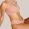 barelissa 6 قطع مجموعة صدرية لاسلكية مريحة بتصميم أنثوي بلون أحادي مع تطريز صدفي 3