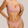 barelissa 6 قطع مجموعة صدرية لاسلكية مريحة بتصميم أنثوي بلون أحادي مع تطريز صدفي 5