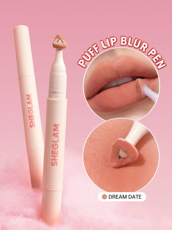 sheglam marshmallow puff قلم تمويه الشفاه 032 soft bounce علامة تجارية جمال مكياج ميكب مستحضرات تجميل للنساء الفتيات مثالي لفصل الصيف الربيع مثالي ل y2k أزياء أنيقة عيد الأم هدية حفلة جاهز أفضل لون 1