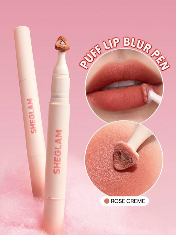 sheglam marshmallow puff قلم تمويه الشفاه 032 soft bounce علامة تجارية جمال مكياج ميكب مستحضرات تجميل للنساء الفتيات مثالي لفصل الصيف الربيع مثالي ل y2k أزياء أنيقة عيد الأم هدية حفلة جاهز أفضل لون 4