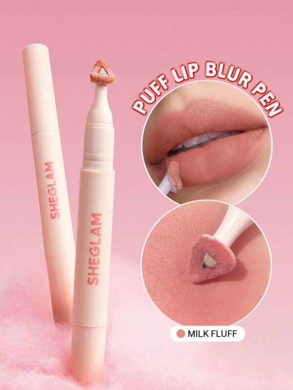sheglam marshmallow puff قلم تمويه الشفاه 032 soft bounce علامة تجارية جمال مكياج ميكب مستحضرات تجميل للنساء الفتيات مثالي لفصل الصيف الربيع مثالي ل y2k أزياء أنيقة عيد الأم هدية حفلة جاهز أفضل لون 2