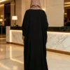 yasmyna مجموعة من قطعتين: حجاب + عباءة مفتوحة. طقم بأسلوب كارديجان بسيط وأنيق وعصري. 2
