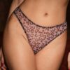 bella beso طقم ملابس داخلية للنساء بلون أحادي وطبعة نمر، حاوية مثلثة بدون سلك، مريحة 9