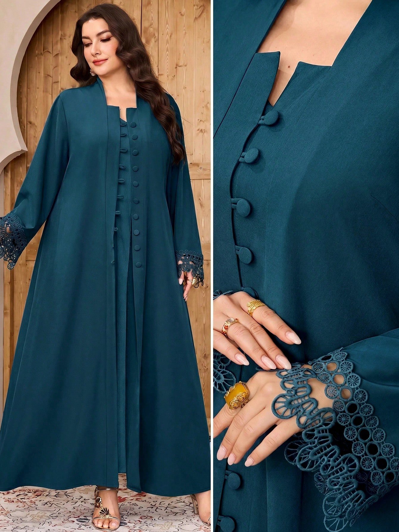 al najma عباءة للمرأة بمقاسات كبيرة 4