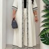 shein lady مجموعة قطعتين فضفاضة أنيقة متعددة الاستخدامات بطباعة عتيقة مقاس كبير، صيفي 9