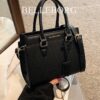 belleborg حقيبة كاجوال مع تفاصيل حرفية باللونين للمراهقات والطالبات والموظفات في المكاتب، مناسبة للمكتب والجامعة والعمل والتنقلات والسفر والرحلات، حقيبة نسائية أنيقة مثالية للعمل والأعمال المكتبية 8