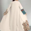 shein najma فستان نسائي بطراز بوهيمي أنيق بطبعة زهرية عتيقة، طقم قطعتين من الفستان الماكسي بياقة دائرية والكارديجان، بطراز عربي، موضة الربيع والصيف 15