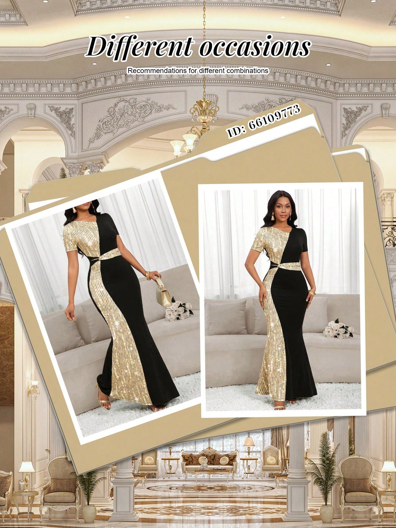 shein lady فستان أنيق للسيدات بنمط بريشة من الترتر متباينة الألوان ، فستان لحفلة عيد الميلاد والمناسبات الرسمية / فستان مكتبي / فستان / فستان زفاف / فستان عطلة / فستان حفلة للسيدات / فستان رسمي طويل للسيدات / فستان رسمي للسيدات / فستان نسائي كاجوال للعمل 11