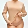 shein ملابس علوية نوم كاجوال بلون أحادي مقاس كبير، خريف 4
