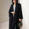 al najma عباءة نسائية أنيقة بلون أحادي مع تصميم من الدانتيل 5