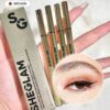 sheglam محدد عيون سائل مقاوم للماء من line & define أسود قلم تحديد عيون غير لامع يدوم طويلاً مقاوم للعرق لا يتلطخ مكياج عيون احترافي لحفلات وعيد الميلاد محدد كحل علامة تجارية جمال مكياج ميكب مستحضرات تجميل للنساء الفتيات مثالي لفصل الصيف الربيع مثالي ل y