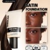 sheglam skin sync satin كريم أساس fair علامة تجارية جمال مكياج ميكب مستحضرات تجميل للنساء الفتيات مثالي لفصل الصيف الربيع مثالي ل y2k أزياء أنيقة عيد الأم هدية حفلة جاهز أفضل لون 34
