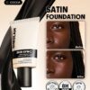 sheglam skin sync satin كريم أساس fair علامة تجارية جمال مكياج ميكب مستحضرات تجميل للنساء الفتيات مثالي لفصل الصيف الربيع مثالي ل y2k أزياء أنيقة عيد الأم هدية حفلة جاهز أفضل لون 35