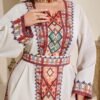 al najma فستان حفلات أنيق بطبعة هندسية بأسلوب عربي لحجم كبير للنساء 1