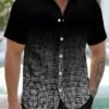 manfinity homme قميص رجالي مقاس كبير بألوان متباينة وأكمام قصيرة وياقة وأزرار أمامية manfinity homme قميص رجالي مقاس كبير بألوان متباينة وأكمام قصيرة وياقة وأزرار أمامية