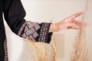 pexels photo 19335607 19335607 Detail of a woman's hand with an embroidered sleeve in Lahore, Pakistan.