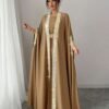 rafferiza مجموعة أنيقة للنساء مكونة من قطعتين: رداء وفستان بأكمام خفاش 1